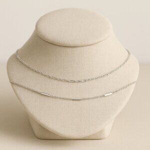 Primrose Set of Two Sterling Silver Dainty / Delicate Bracelets New in Package